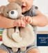 Itzy Lovey Plush And Teether Toy - Bear