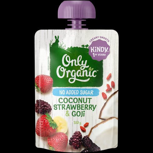 Only Organic Strawberry, Coconut Milk & Goji (1+ y)