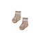 Baby Cuff Socks in Striped Beige