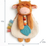 Itzy Lovey Plush And Teether Toy - Highland Cow