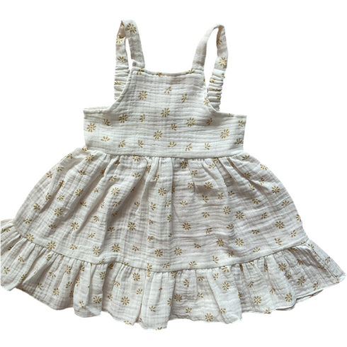Dress, kids, cotton, girl, ecofriendly, white boho isla dress