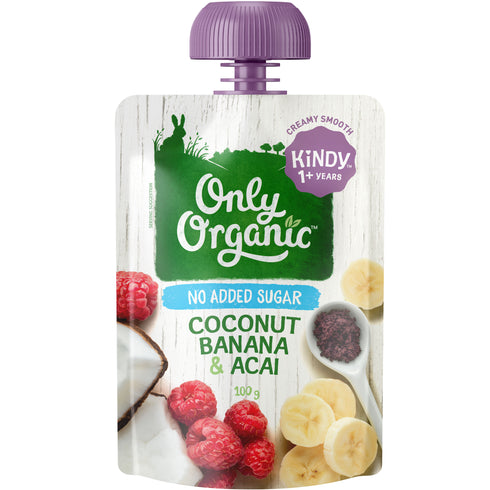 Only Organic Coconut, Banana & Acai (1+ y)