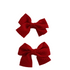 Hair Bow Cotton Clips
