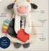 Itzy Lovey Plush And Teether Toy - Cow