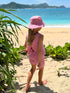 Pink kids crochet short and top set