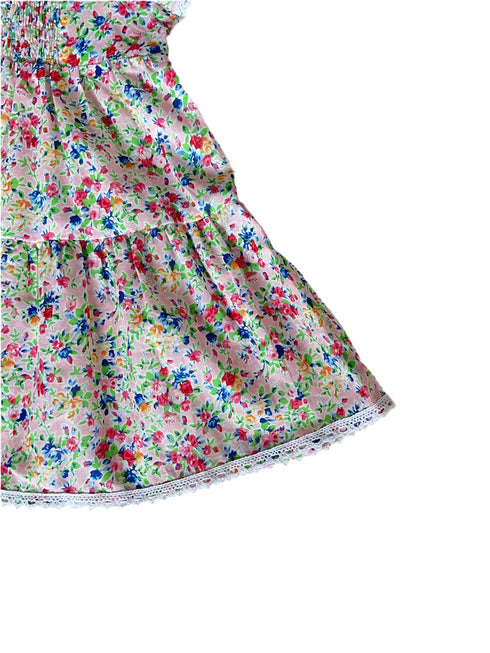 Rainbow Ditsy Floral Dress