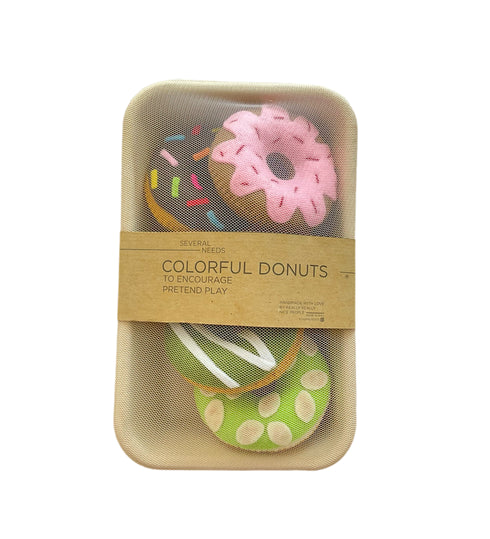 Playfood Felt Toys Colorful Donuts