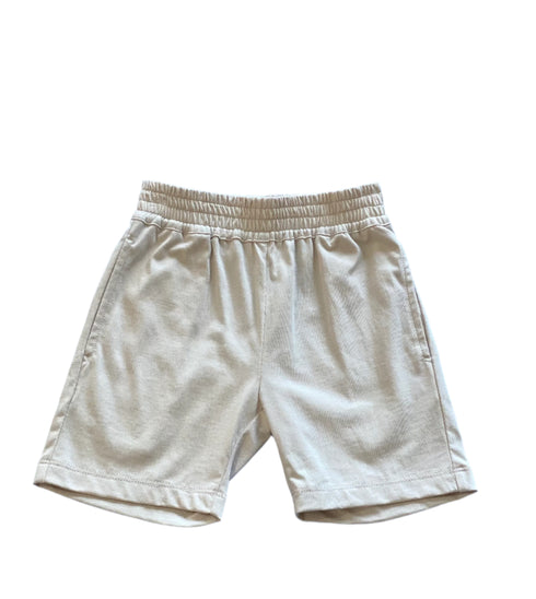 Cotton Shorts in Beige