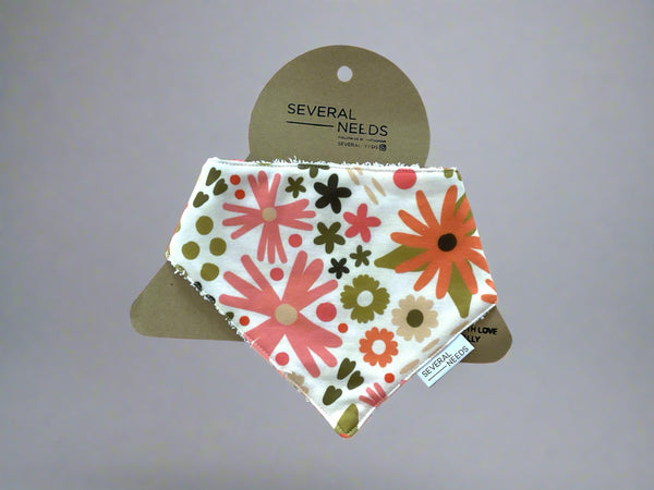 Baby Bib mixed flowers