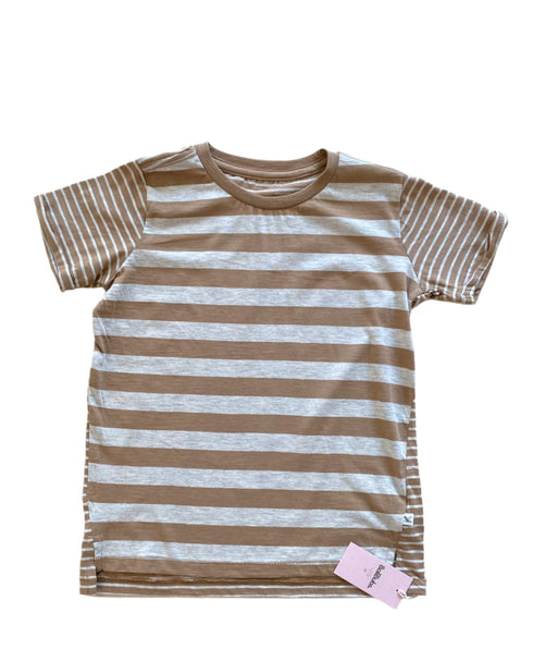 Kidly T-Shirt in Brown Striped