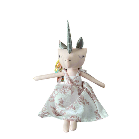 unicorn plush doll handmade