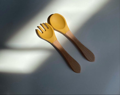 Bamboo Spoon and Fork Set