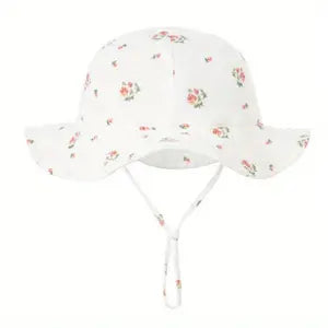 Baby Cotton Bucket Hat in floral