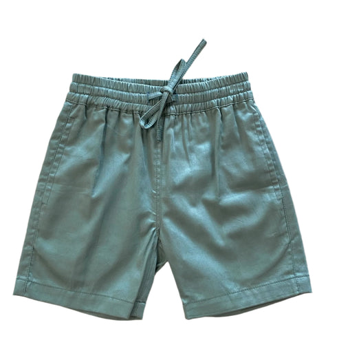 Organic Boys Shorts in Mint