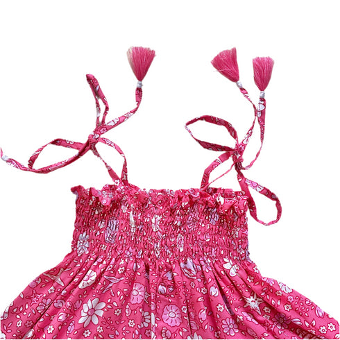 Pink Floral Jumpsuit