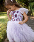 Lilac sequin princess dress