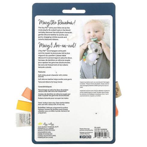 Itzy Pal Infant Toy And Teether - Rainbow