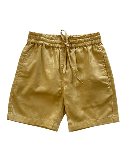 Organic Boys Shorts in Yellow