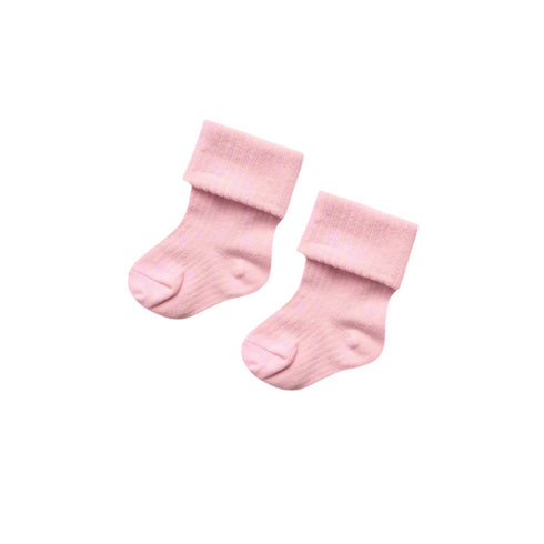 Baby socks,baby pink,cotton