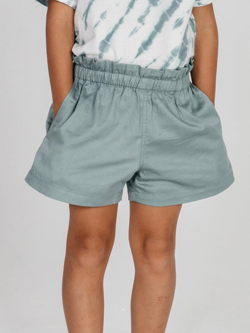 Organic Girls Shorts in Mint