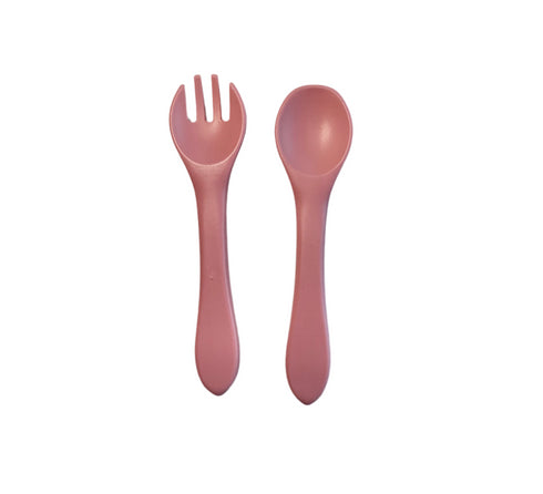 Silicone Spoon and Fork Set