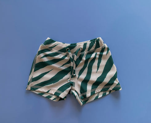 Shortie in Electric Zebra Emerald