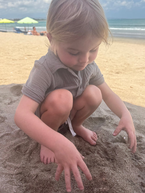 Cotton lightweight shirt and shorts set eco friendly