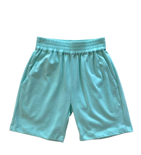 Cotton Shorts in Celery Green
