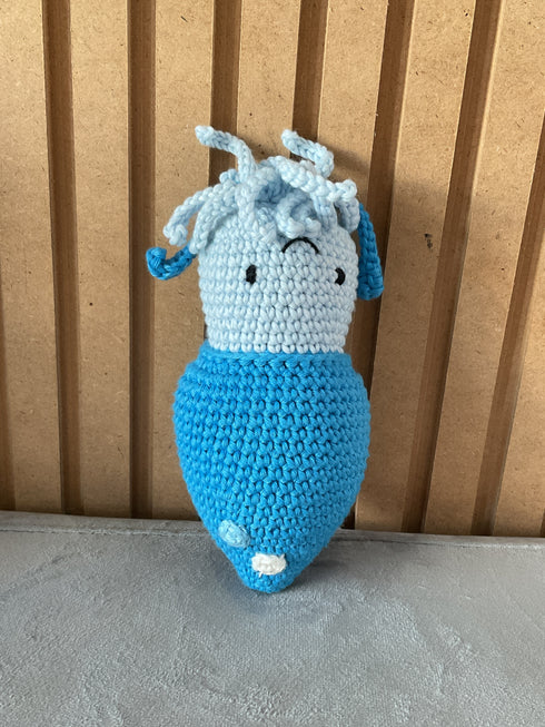 Crochet Blue Squid