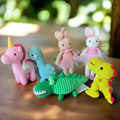 Crochet Blue Dino