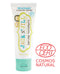 Jack N' Jill Natural Toothpaste in Milkshake flavor, certified by Ecocert COSMOS.