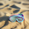Swim Goggles Pink Green Small