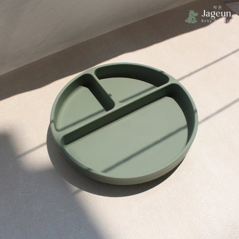 Suction Plate Silicone in Green