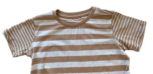 Kidly T-Shirt in Brown Striped