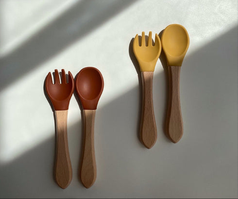 Bamboo Spoon and Fork Set