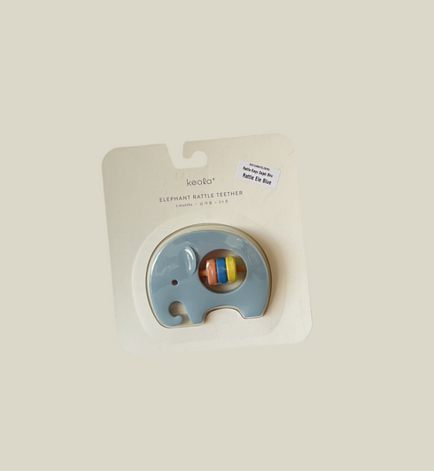Rattle Teether Elephant