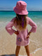 pink crochet beach dress kids