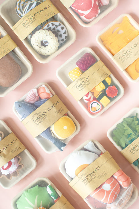 Playfood Felt Toys Colorful Donuts