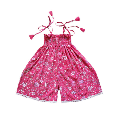 Pink Floral Jumpsuit