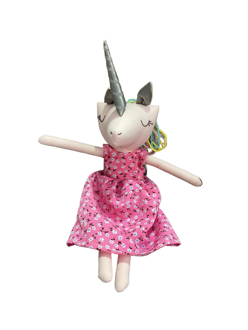 unicorn plush doll handmade