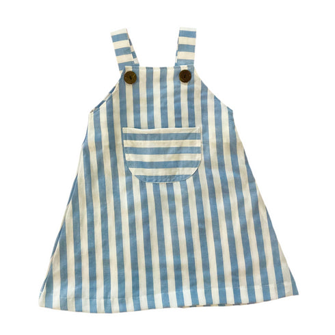 Blue Pinstripe Dress