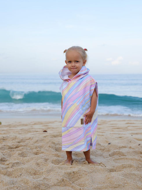 Kids Microfiber Poncho Unicorn