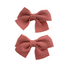 Hair Bow Cotton Clips