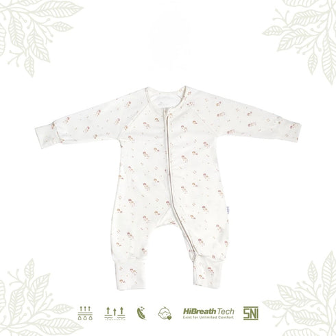 Baby Sleepsuit in Rainbow Blast