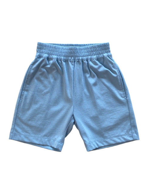 Cotton Shorts in Blue Bell