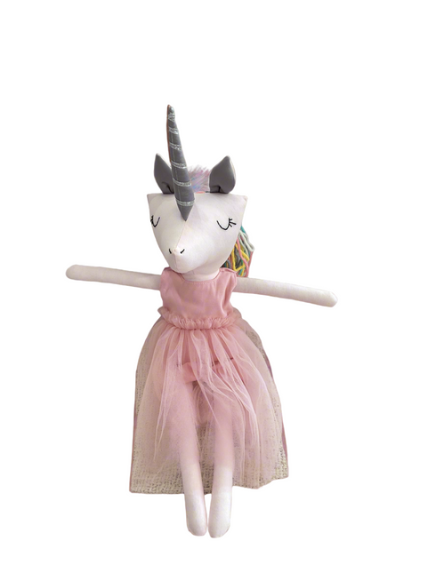 unicorn plush doll handmade