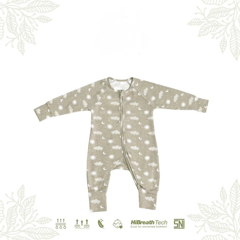 Baby Sleepsuit in Rainbow Blast