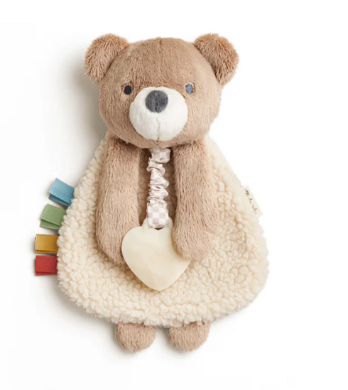 Baby plush lovey teething sensory toy