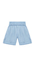 Cotton Shorts in Sky Blue