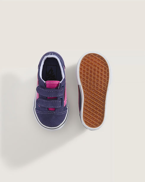 Vans Toddler Old Skool V Duo Color Purple/Pink